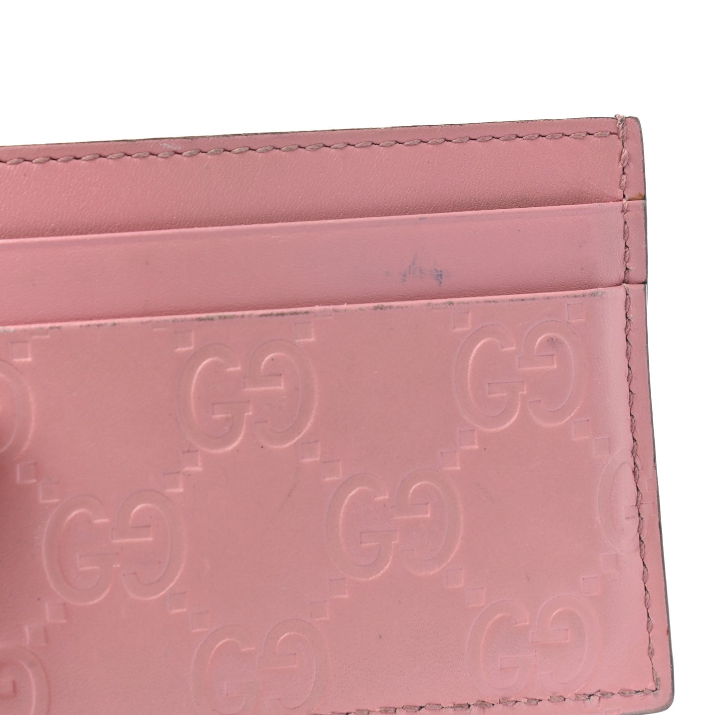 Guccissima Card Holder Pink