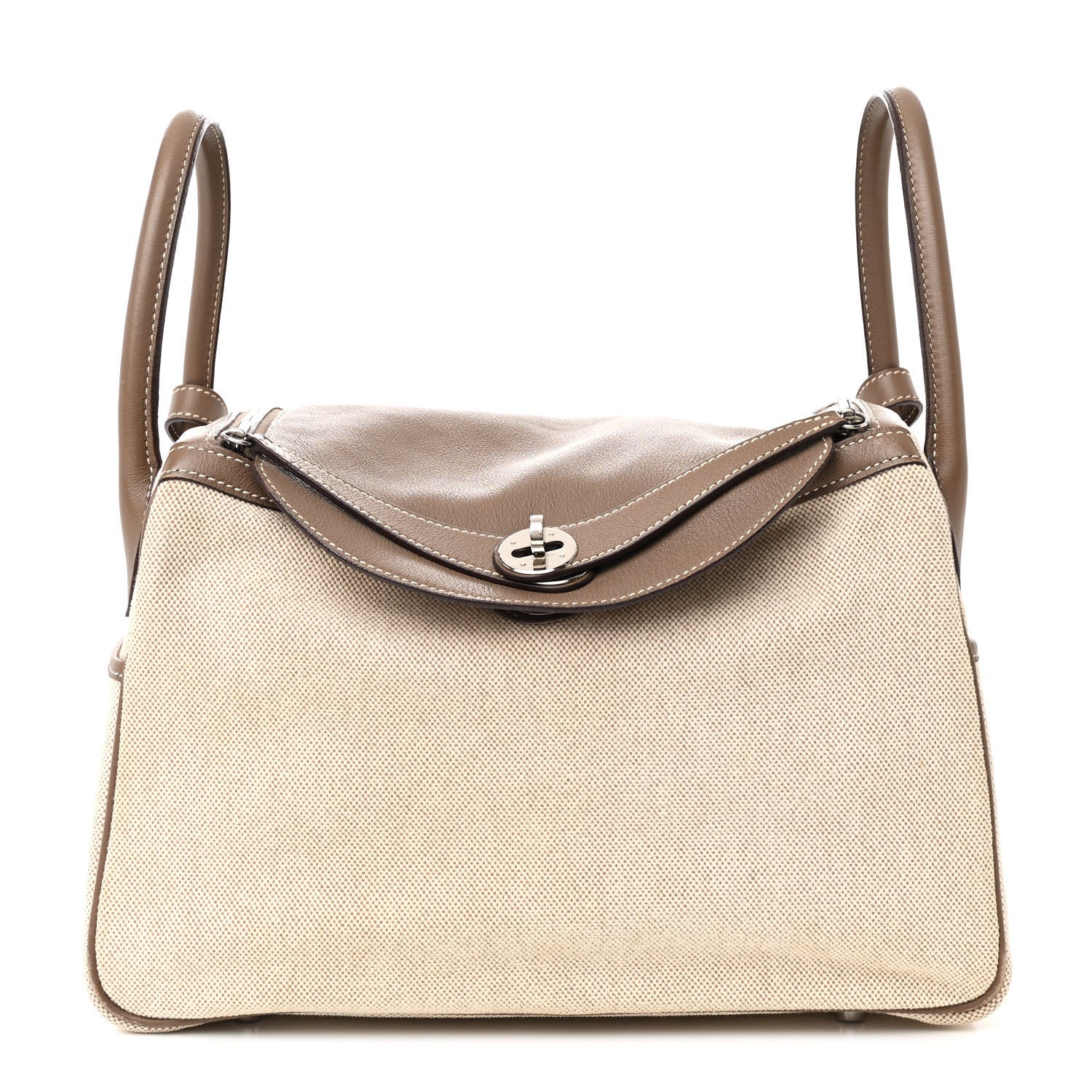 Hermes Toile Swift Lindy 30 Ecru Etoupe 1 of 12