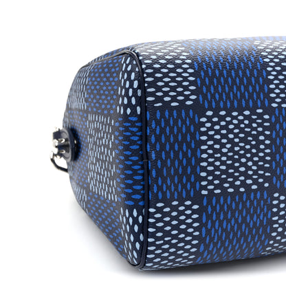 Louis Vuitton Damier Heritage Speedy Bandouliere 25 Blue 8 of 9
