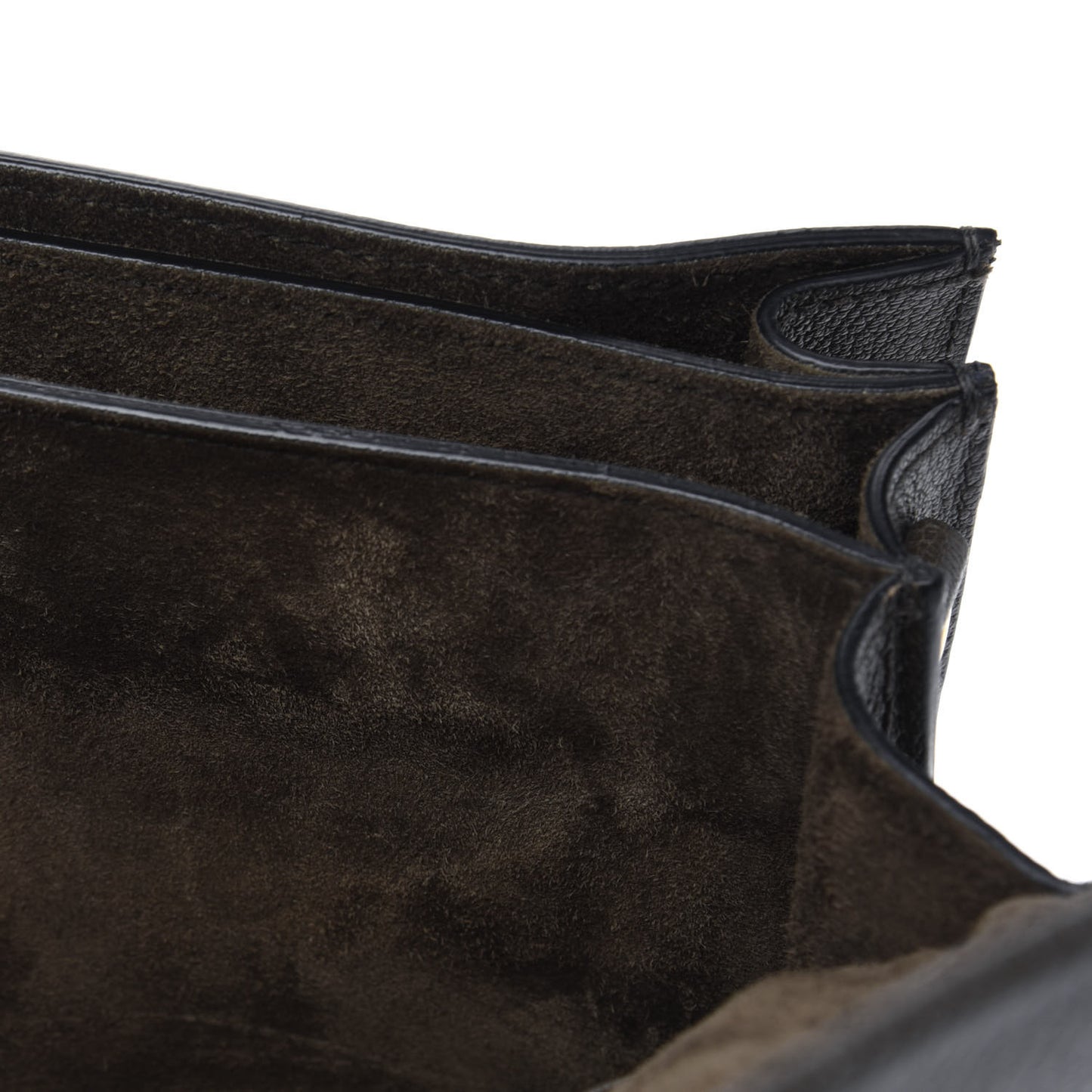 Goatskin Bandoliera Madras Shoulder Bag Dark Green