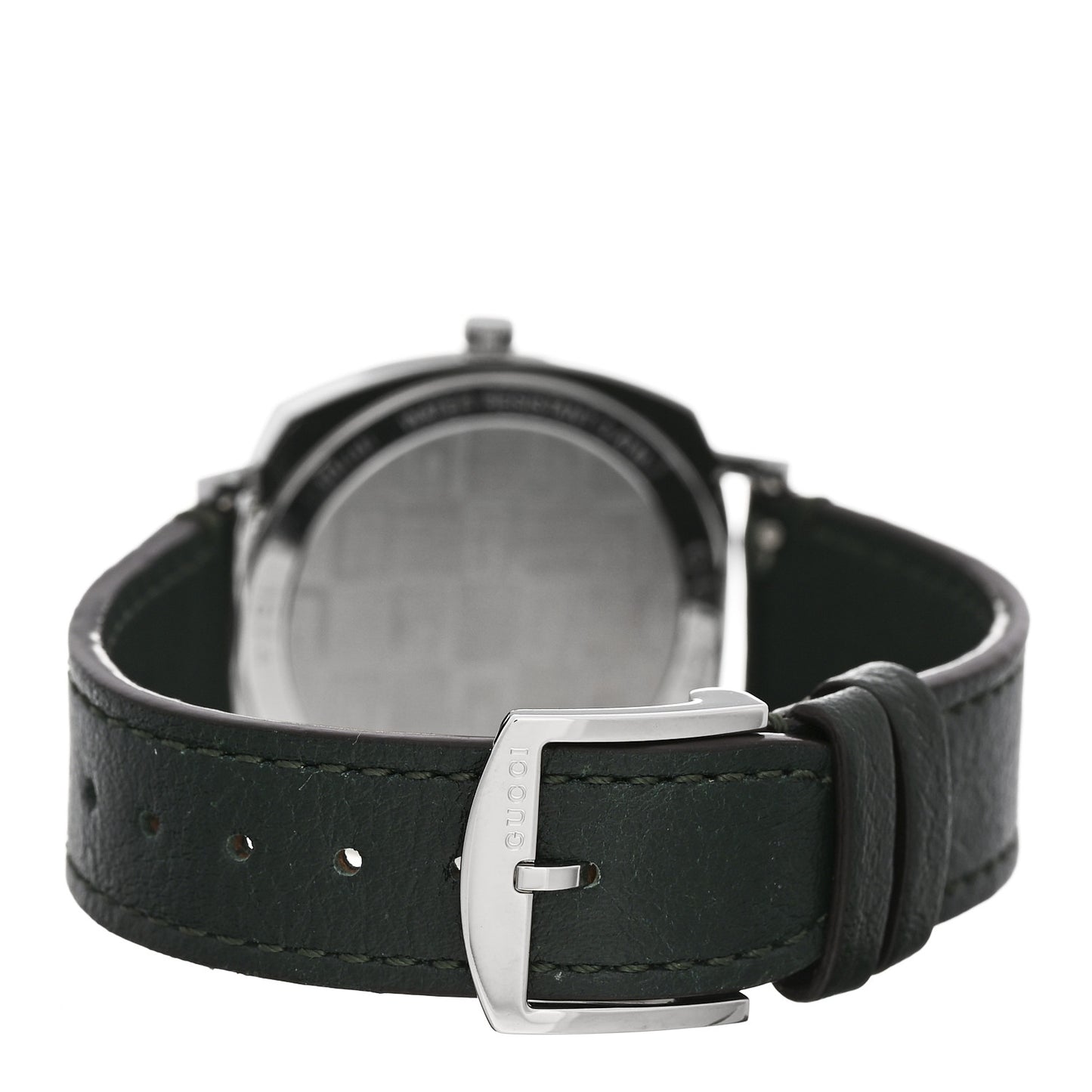 Stainless Steel Calfskin 35mm Grip Quartz Watch Green