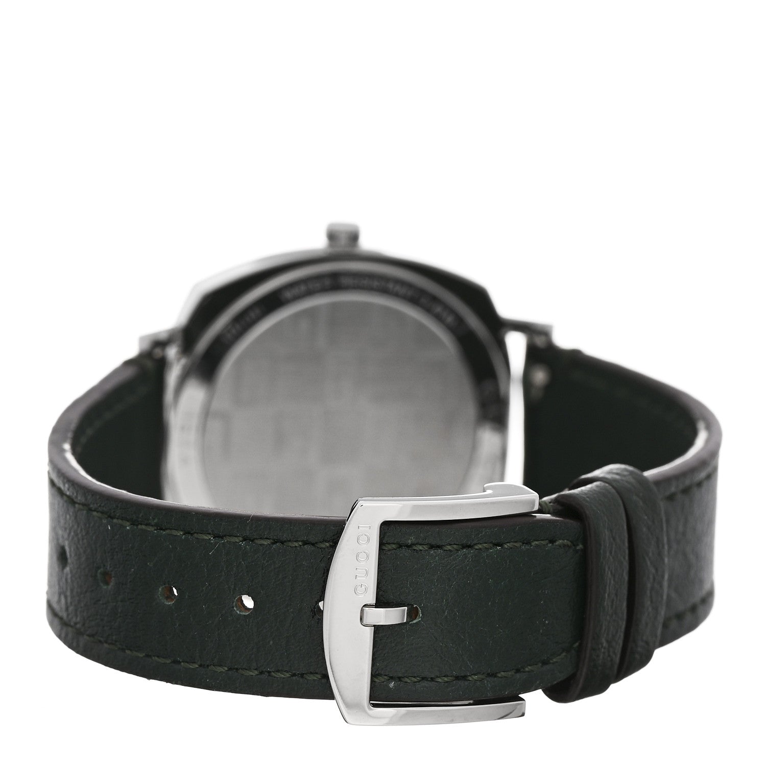 Gucci Stainless Steel Calfskin 35mm Grip Quartz Watch Green 3 of 4