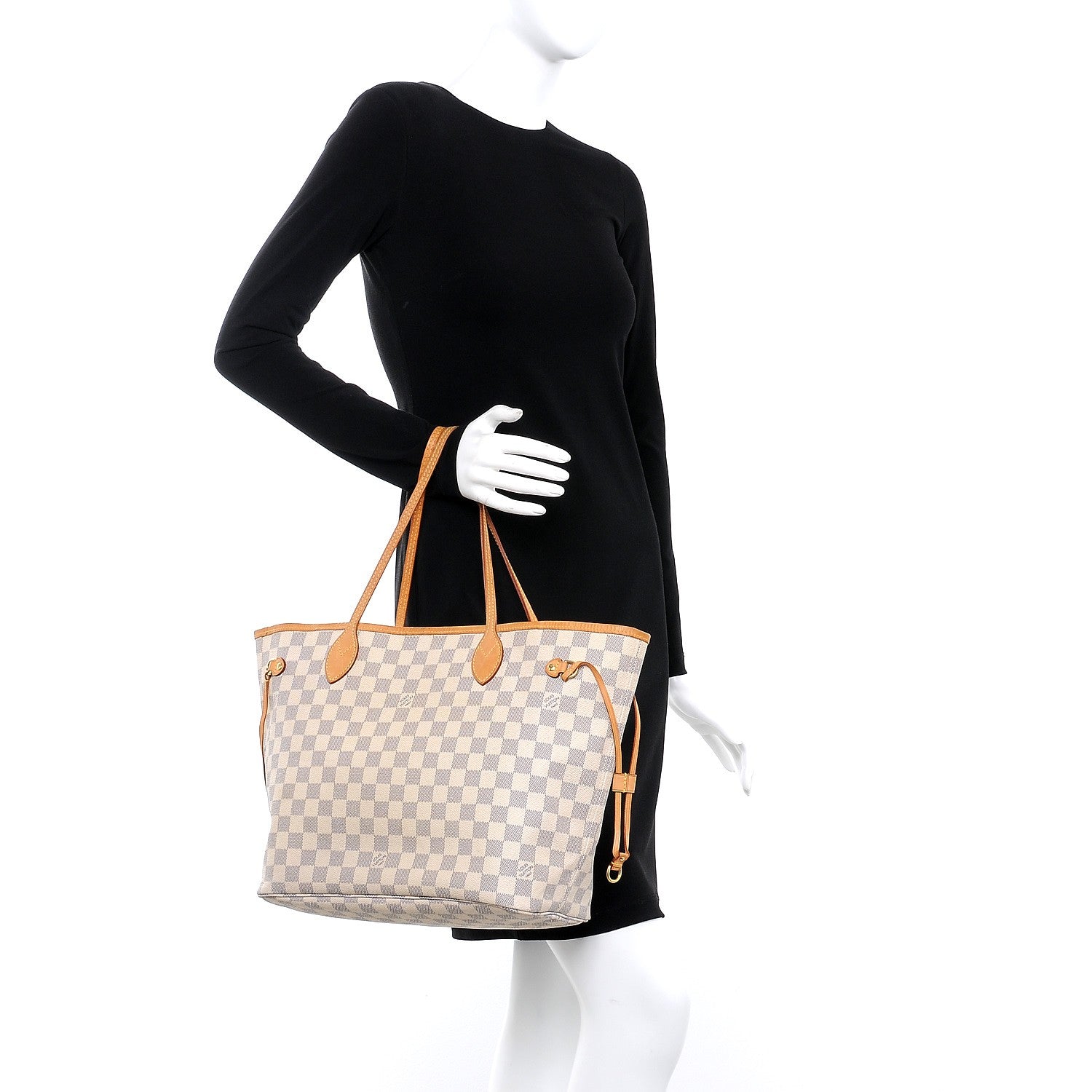 Louis Vuitton Damier Azur Neverfull MM 2 of 15
