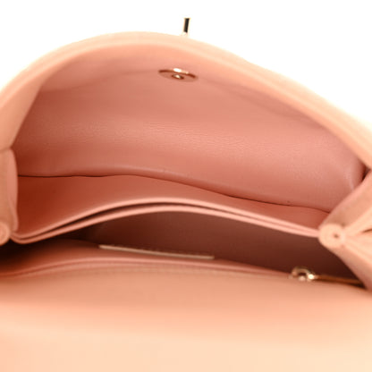 Chanel Caviar Quilted Mini Coco Handle Flap Light Pink 4 of 9