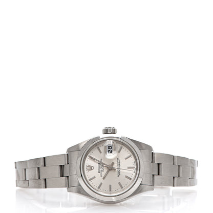Rolex Stainless Steel 26mm Oyster Perpetual Date Watch Silver 79160 2 of 7
