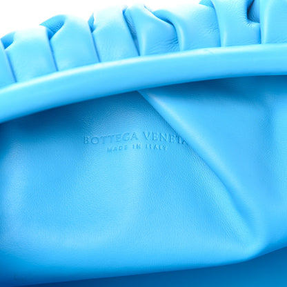 Bottega Veneta Smooth Butter Calf The Pouch Oversized Clutch Sky Blue 6 of 9