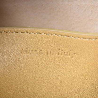 Celine Calfskin Large Ribbon Shoulder Bag Yellow 6 of 8