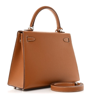 Hermes Epsom Kelly Sellier 25 Gold 3 of 11