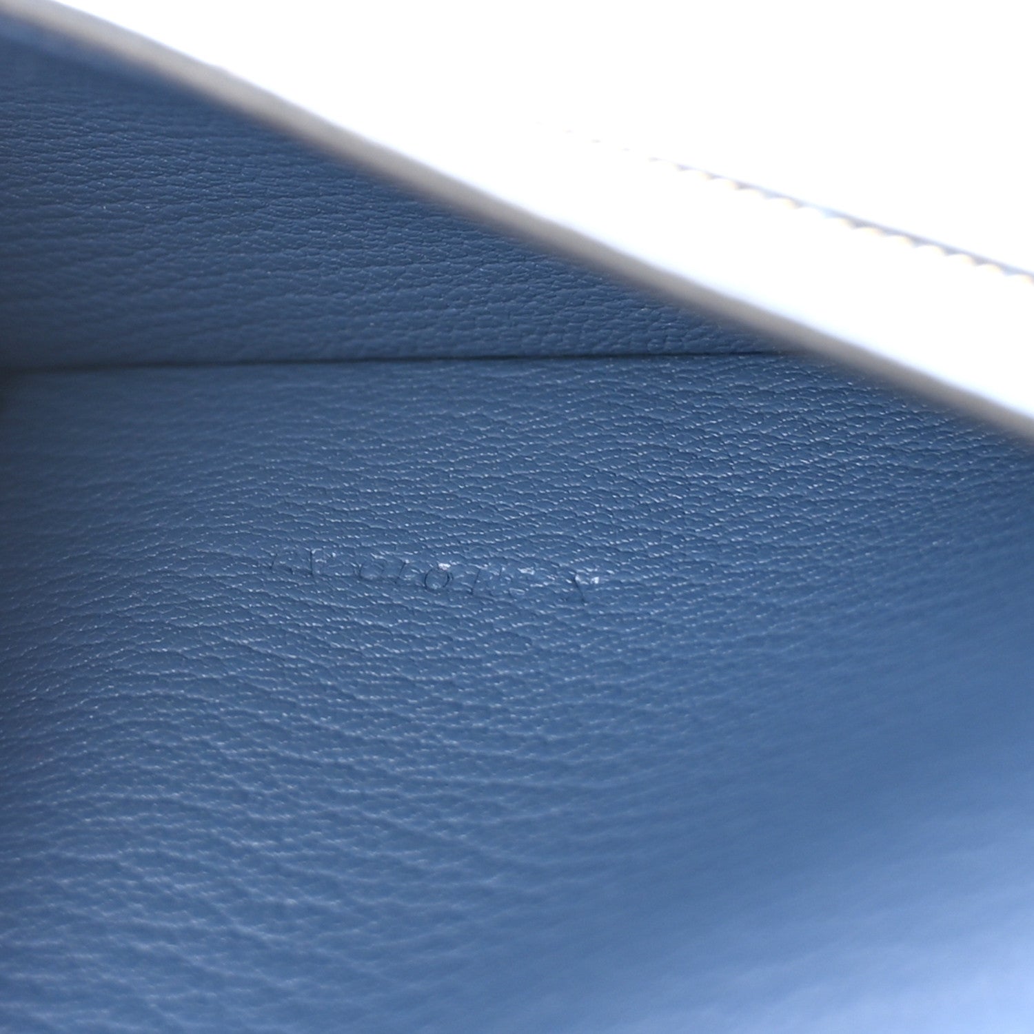 Hermes Chèvre Mysore Bearn Gusset Wallet Bleu Agate 7 of 7