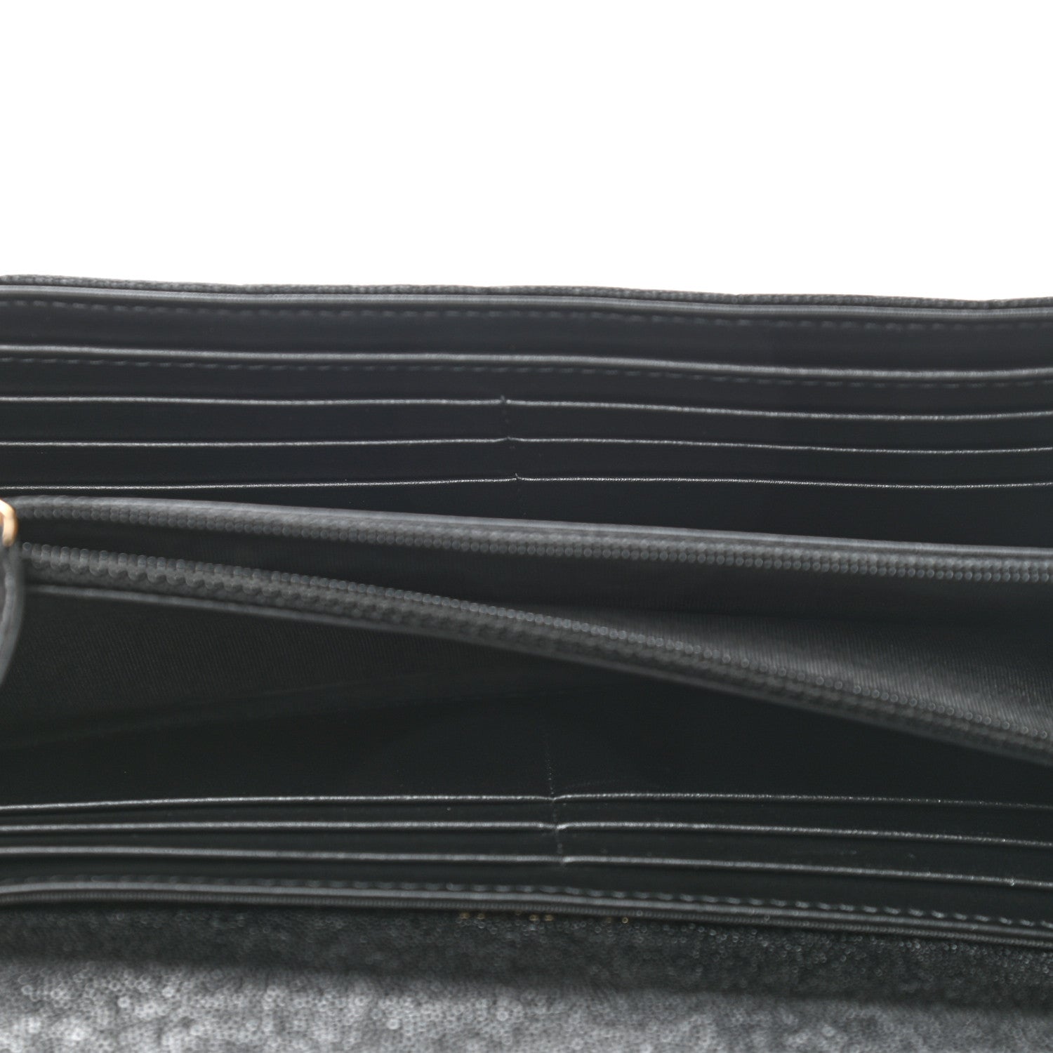 Chanel Caviar Quilted Large Boy Gusset Flap Wallet Black 5 of 10