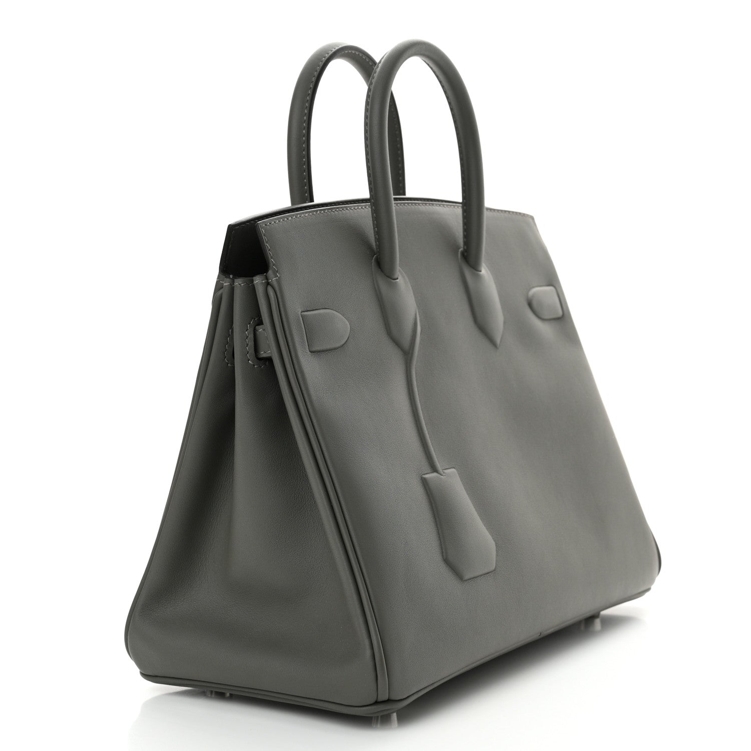 Hermes Swift Birkin Shadow 25 Gris Meyer 3 of 11