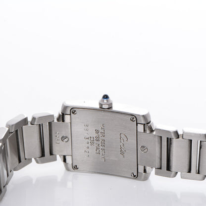 Cartier Stainless Steel 20mm Tank Francaise Quartz Watch 7 of 8
