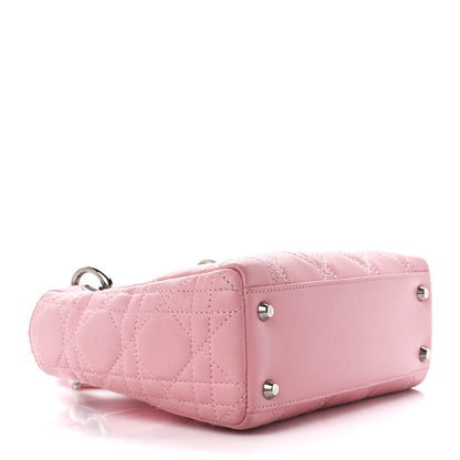 Christian Dior Lambskin Cannage Mini Lady Dior Rose Clair 8 of 27