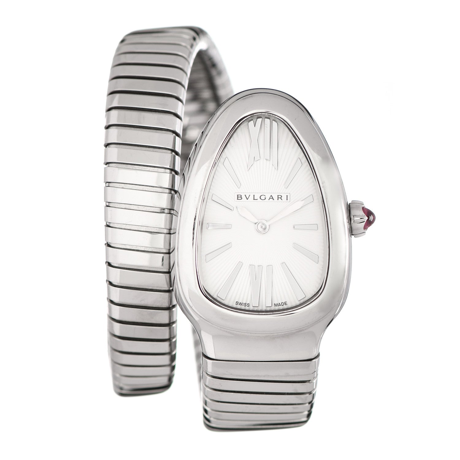 Bulgari Stainless Steel 35mm Serpenti Tubogas Quartz Watch 1 of 4