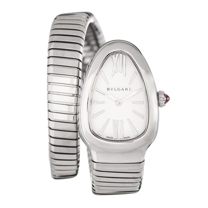 Bulgari Stainless Steel 35mm Serpenti Tubogas Quartz Watch 1 of 4