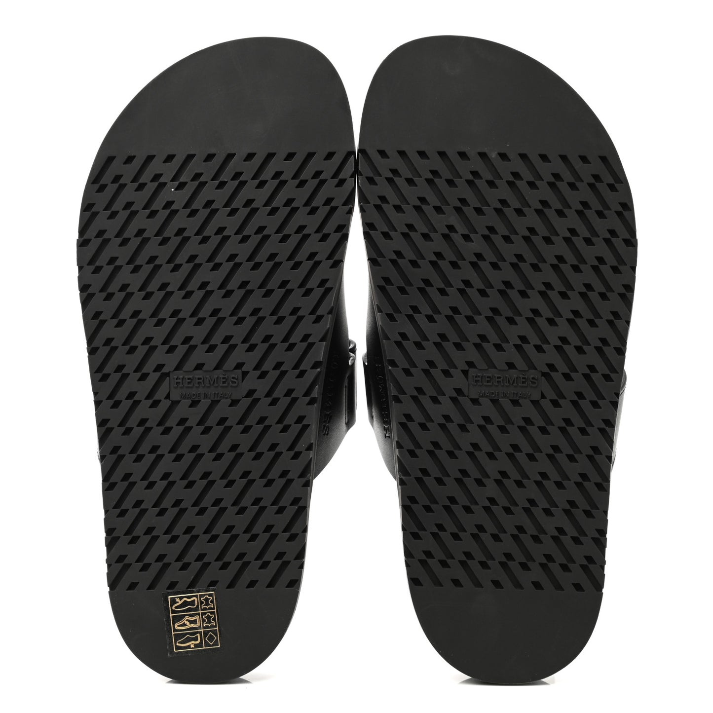 Calfskin Womens Chypre Sandals 36.5 Black