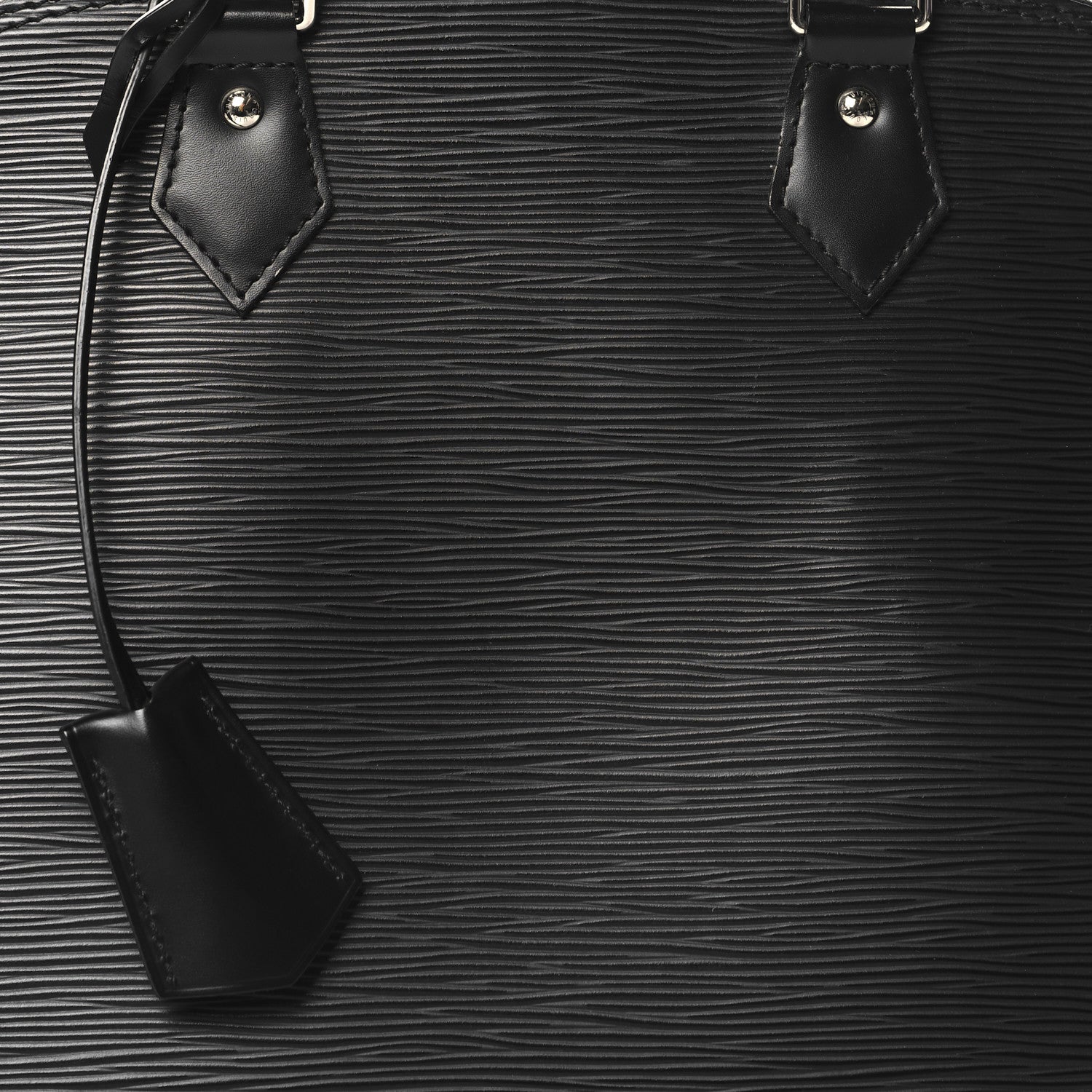 Louis Vuitton Epi Alma MM Black 7 of 9