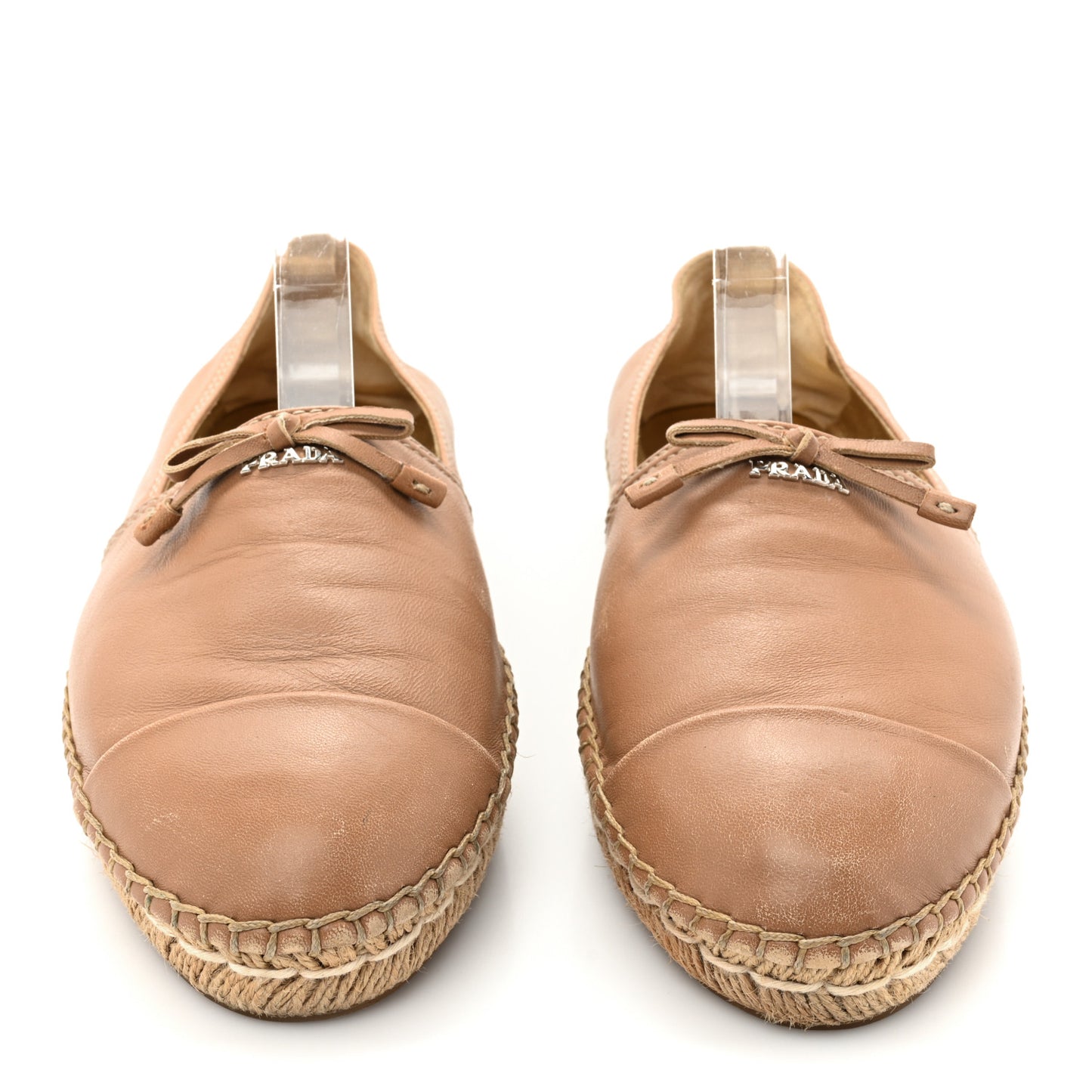 Nappa Logo Cap Toe 20mm Espadrilles 38.5 Beige