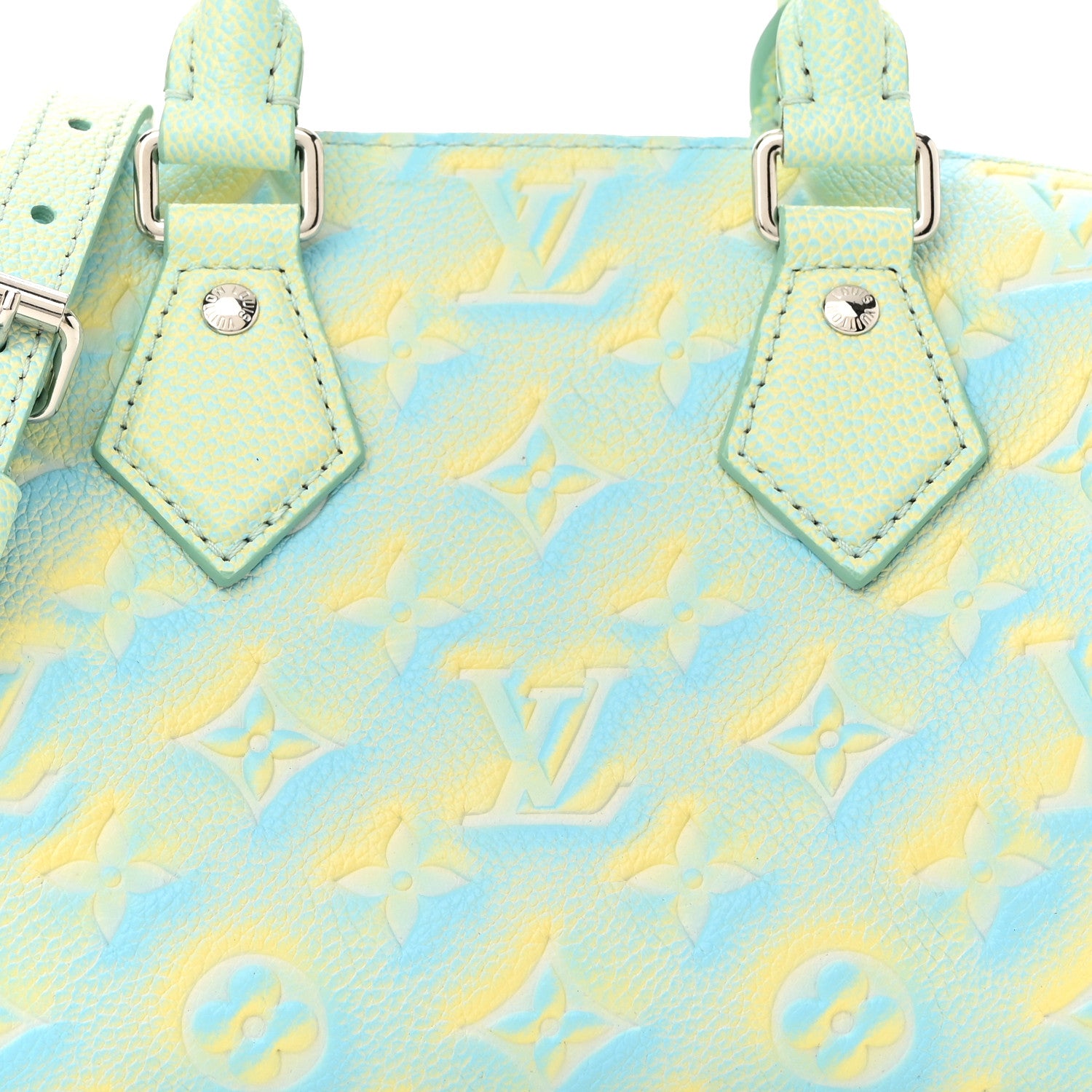 Louis Vuitton Empreinte Monogram Summer Stardust Speedy 20 Water Green 7 of 9
