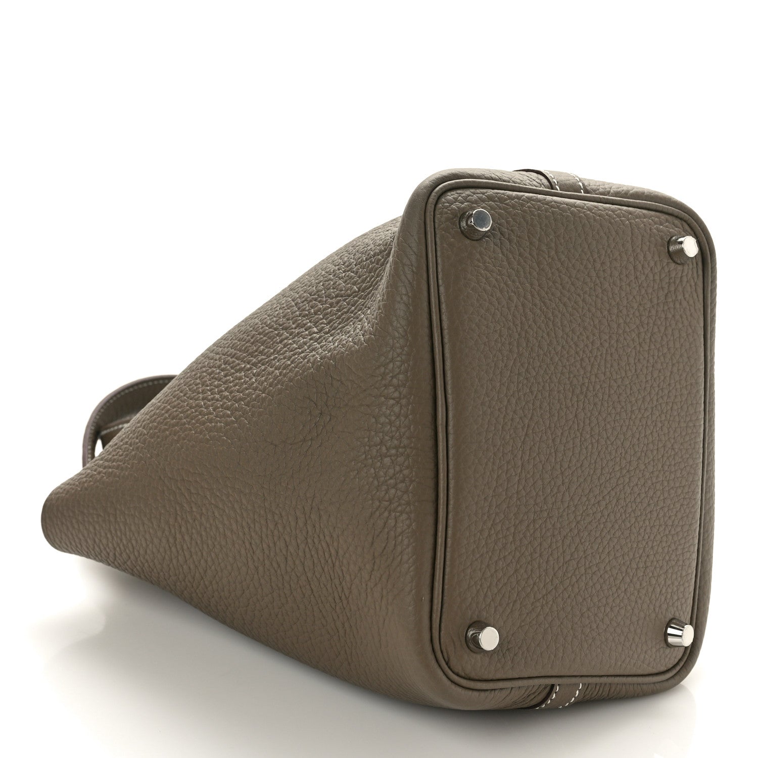 Hermes Taurillon Clemence Picotin Lock 18 PM Etoupe 4 of 10