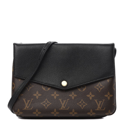Louis Vuitton Monogram Twice Pochette Black 1 of 12