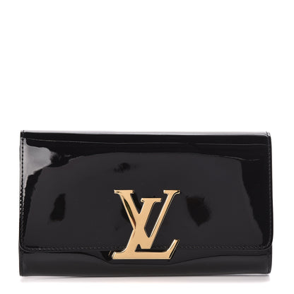 Louis Vuitton Patent Louise Clutch Black 1 of 7