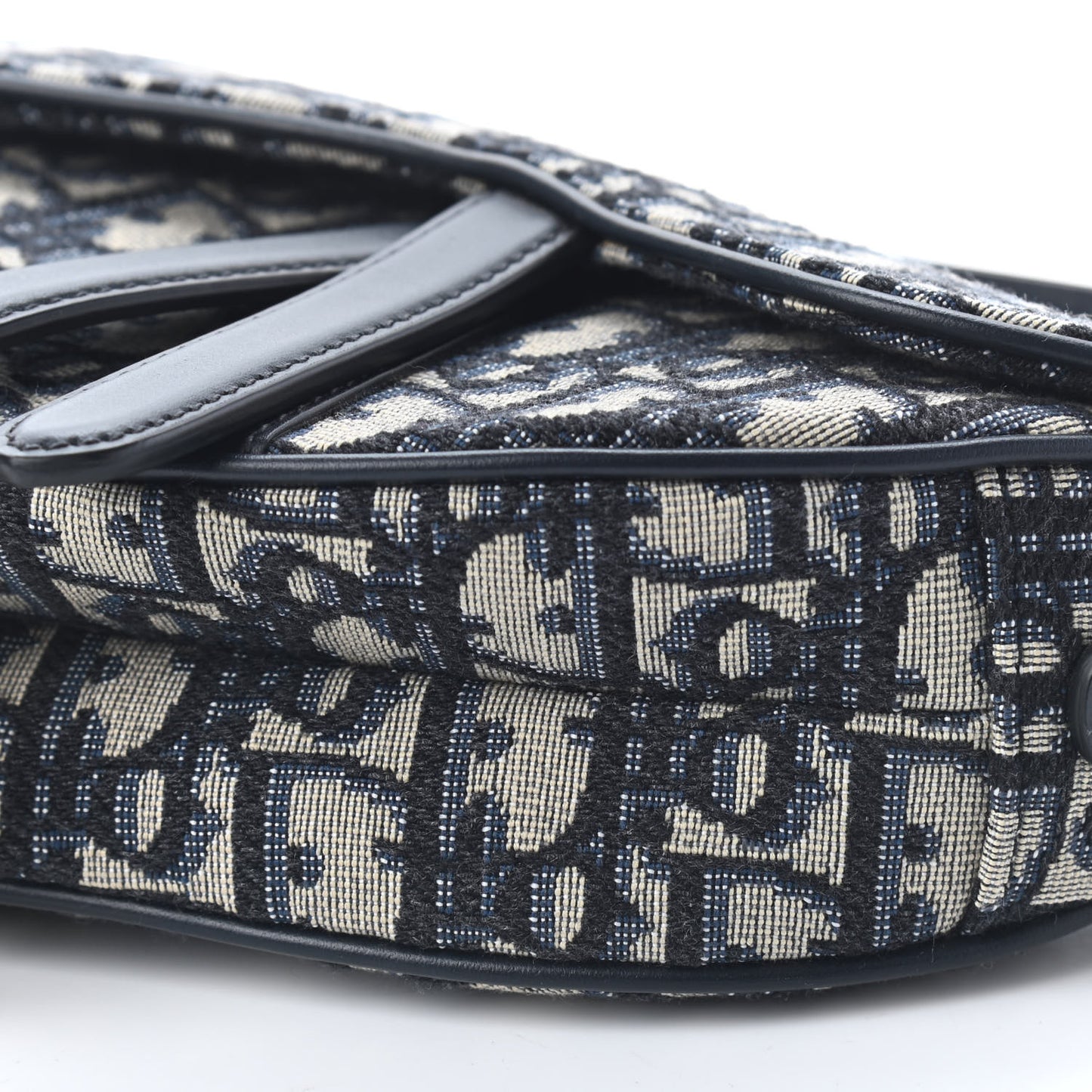 Oblique Mini Saddle Bag Blue