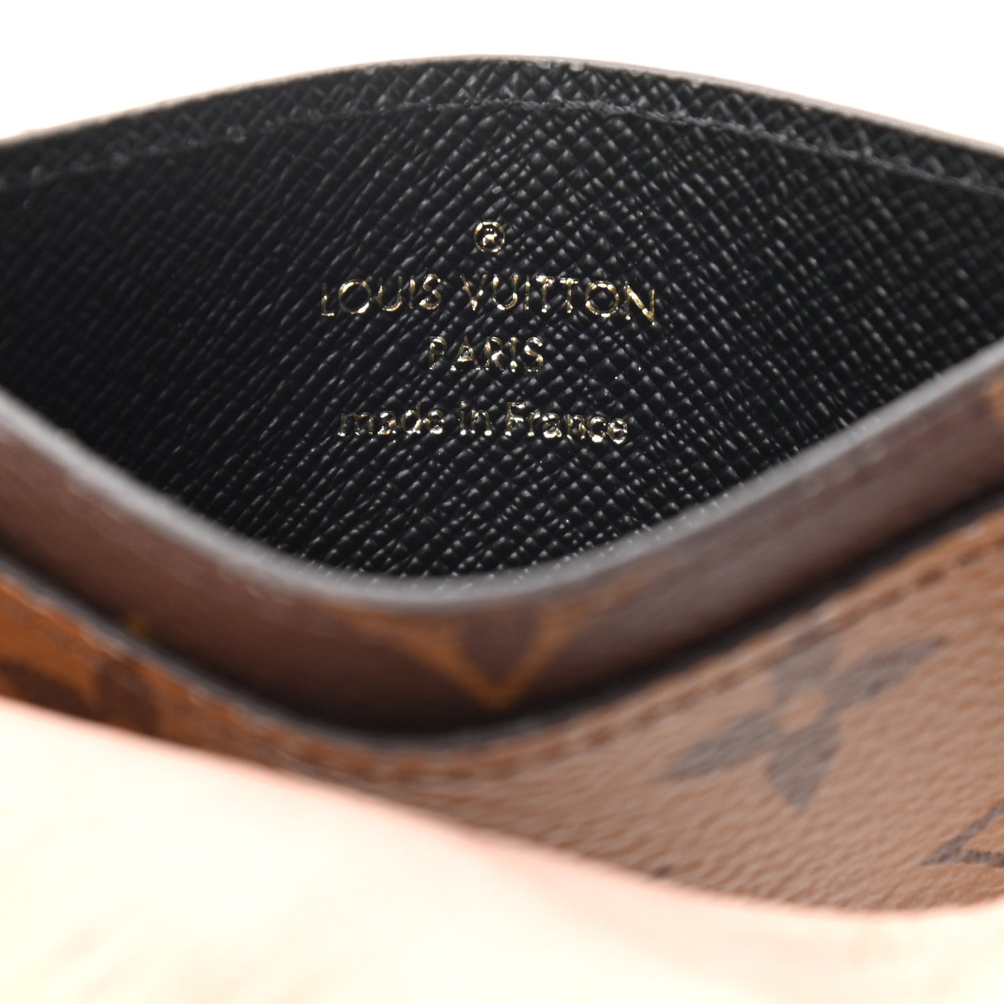 Reverse Monogram Card Holder