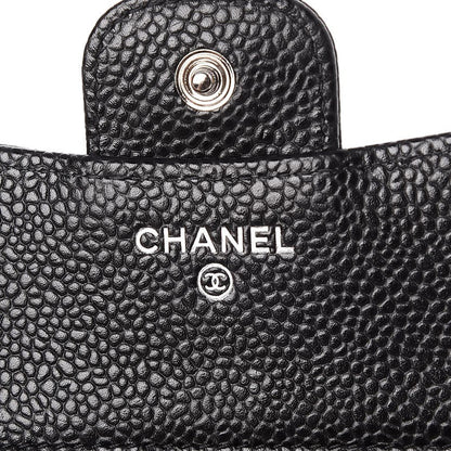 Chanel Caviar Quilted Compact Flap Wallet Black 8 of 8