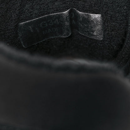 Chanel Fabric Calfskin Suede CC Sneakers 39 Black 8 of 9