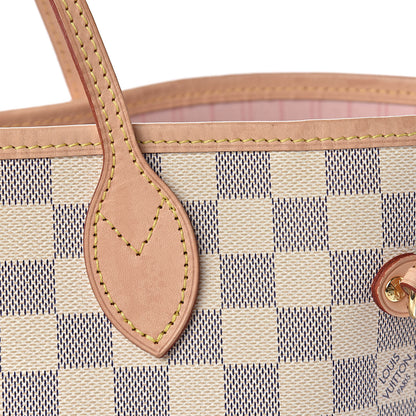 Louis Vuitton Damier Azur Neo Neverfull MM Rose Ballerine 13 of 18