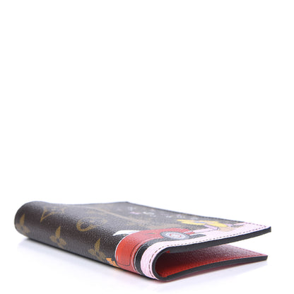 Louis Vuitton Monogram 2019 Christmas Animation Passport Cover Rouge 4 of 6