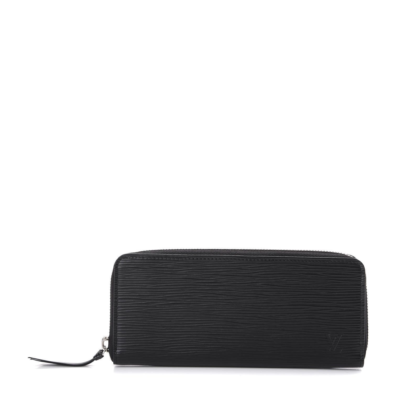 Louis Vuitton Epi Clemence Wallet Black 1 of 8