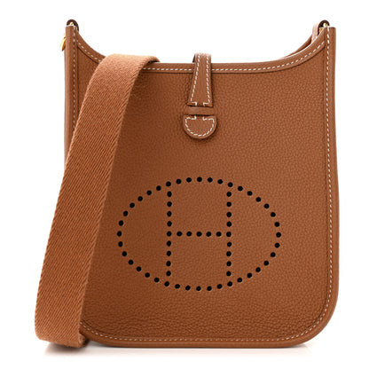 Hermes Taurillon Maurice Evelyne TPM Gold 1 of 11
