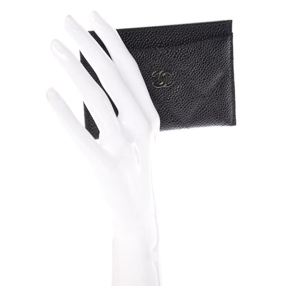 Chanel Caviar Quilted Card Holder Black 2 of 11