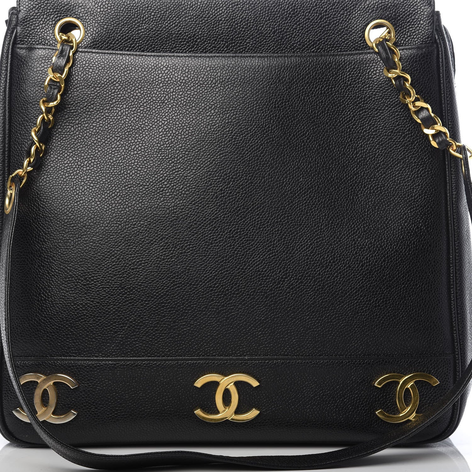 Chanel Caviar CC Shoulder Bag Black 13 of 13