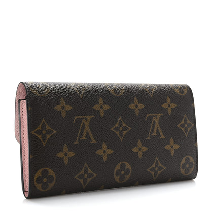 Louis Vuitton Monogram Emilie Wallet Rose Ballerine 3 of 7