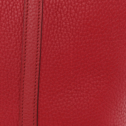 Hermes Taurillon Clemence Picotin Lock 18 PM Rouge Grenat 10 of 11