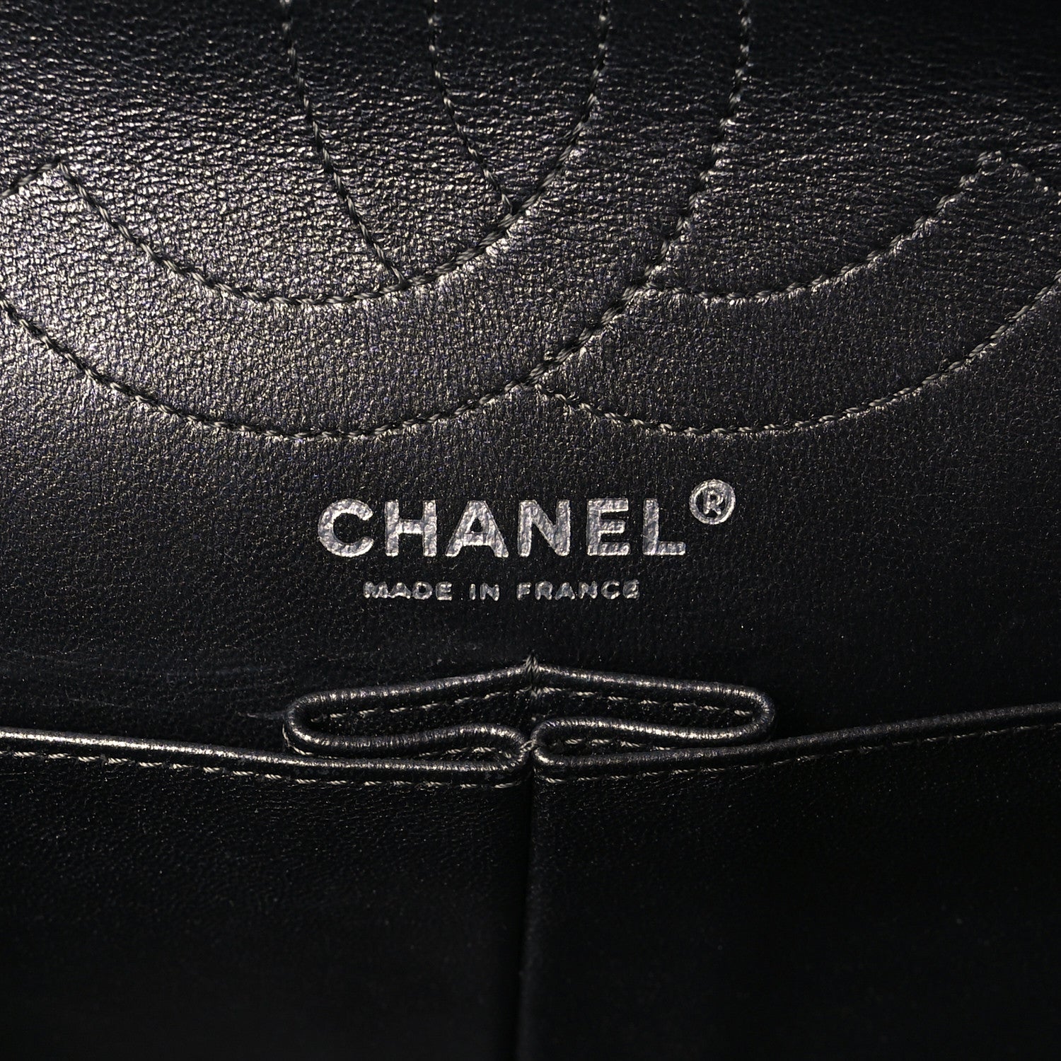 Chanel Metallic Aged Calfskin Quilted 2.55 Reissue 226 Flap Black 6 of 9