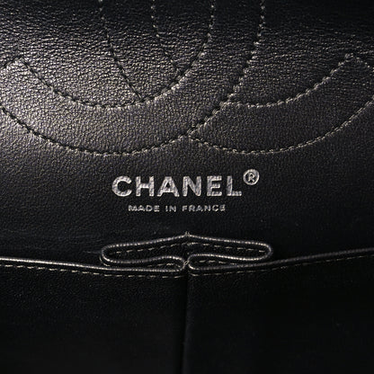 Chanel Metallic Aged Calfskin Quilted 2.55 Reissue 226 Flap Black 6 of 9