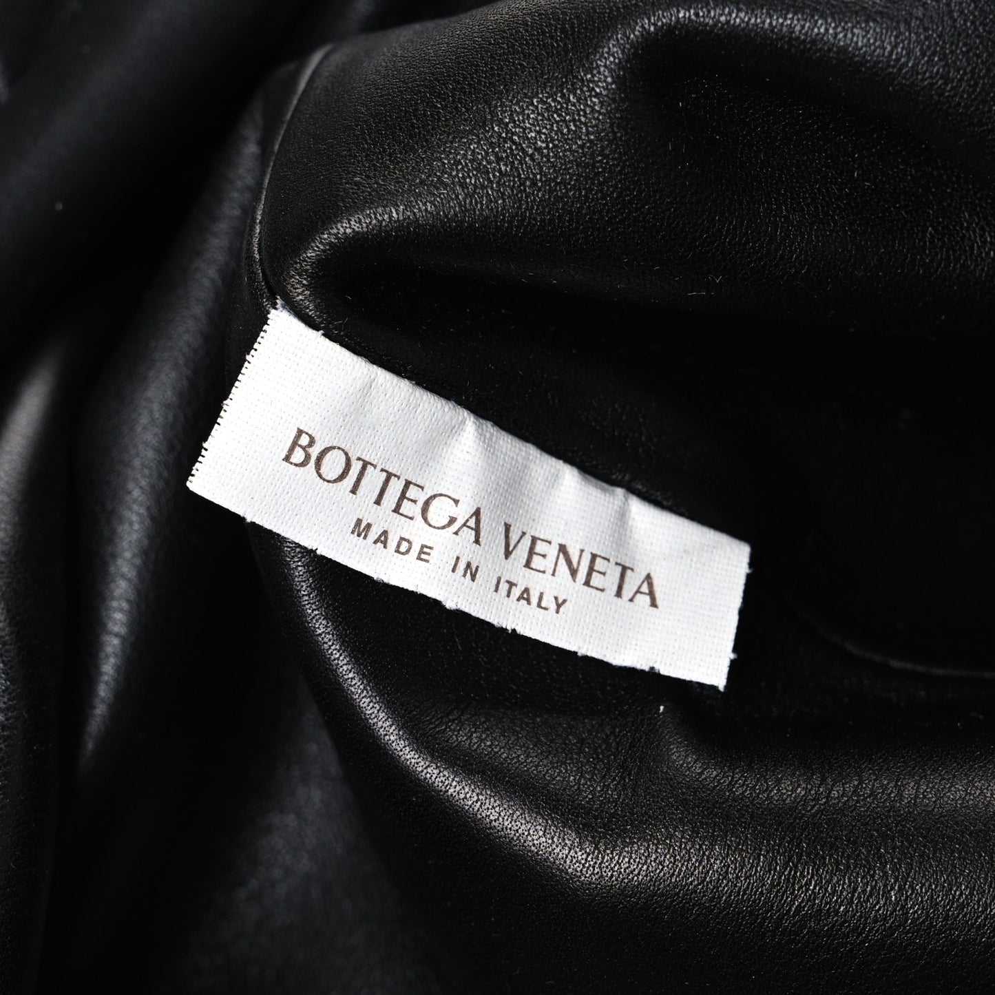 Smooth Butter Calf The Pouch Oversized Clutch Black