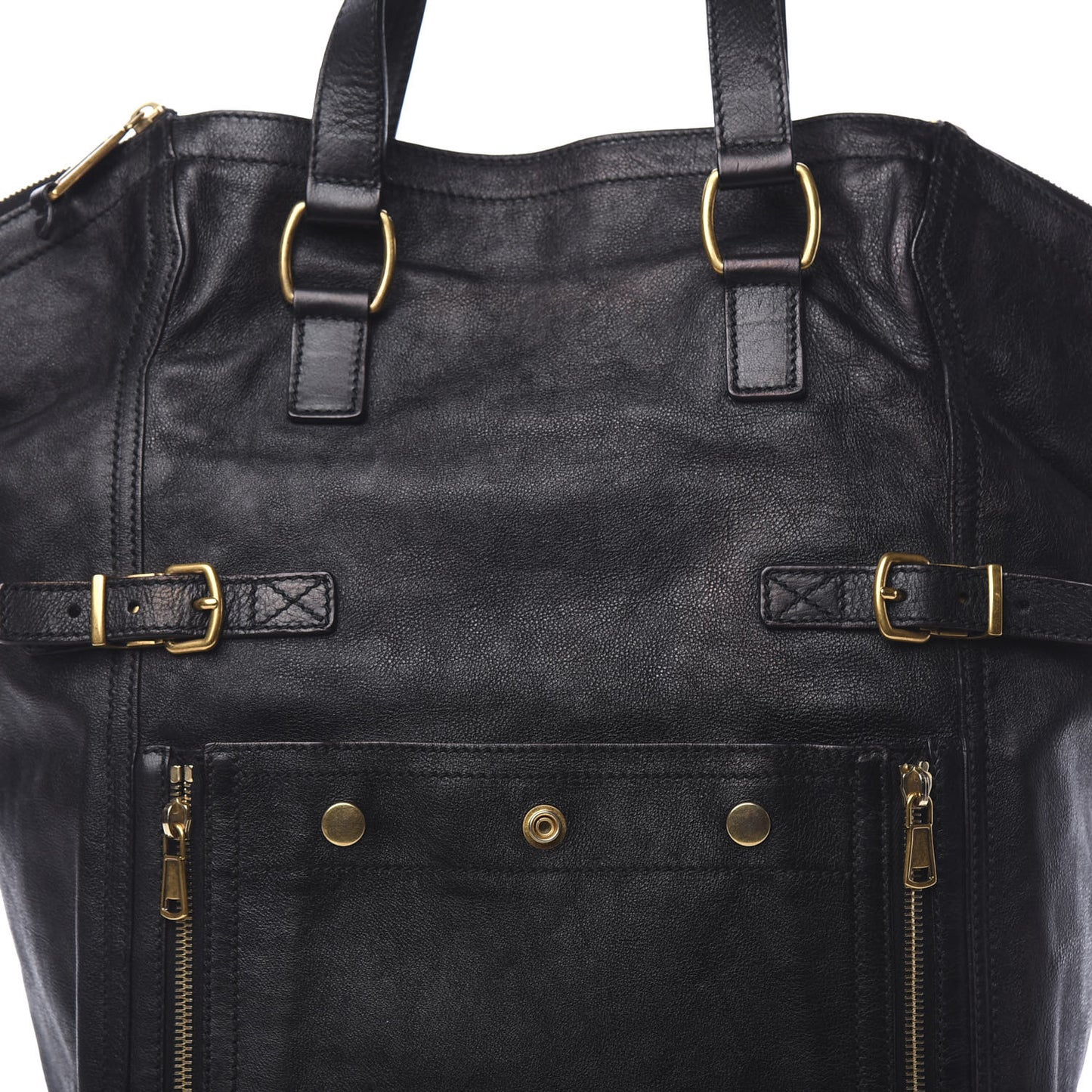 Calfskin XL Downtown Tote Black