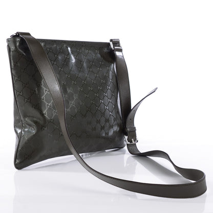 Gucci Imprime Monogram Medium Flat Messenger Bag Military 3 of 7