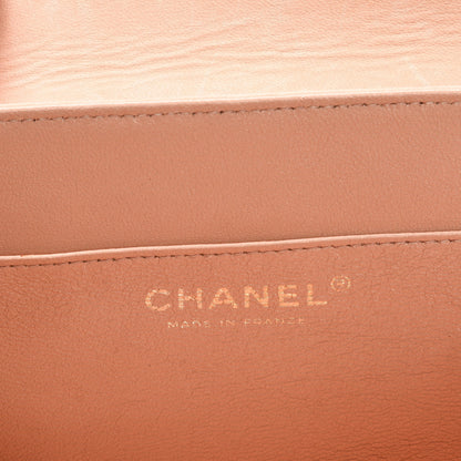 Chanel Vertical Quilt Lambskin Accordion Flap Light Pink 10 of 11