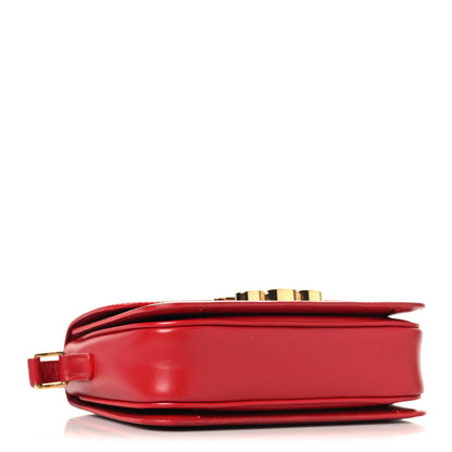 Celine Shiny Calfskin Teen Triomphe Red 4 of 10