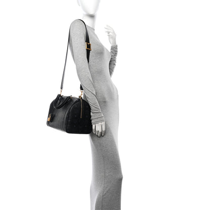 MCM Visetos Medium Ella Boston Bag Black 2 of 10
