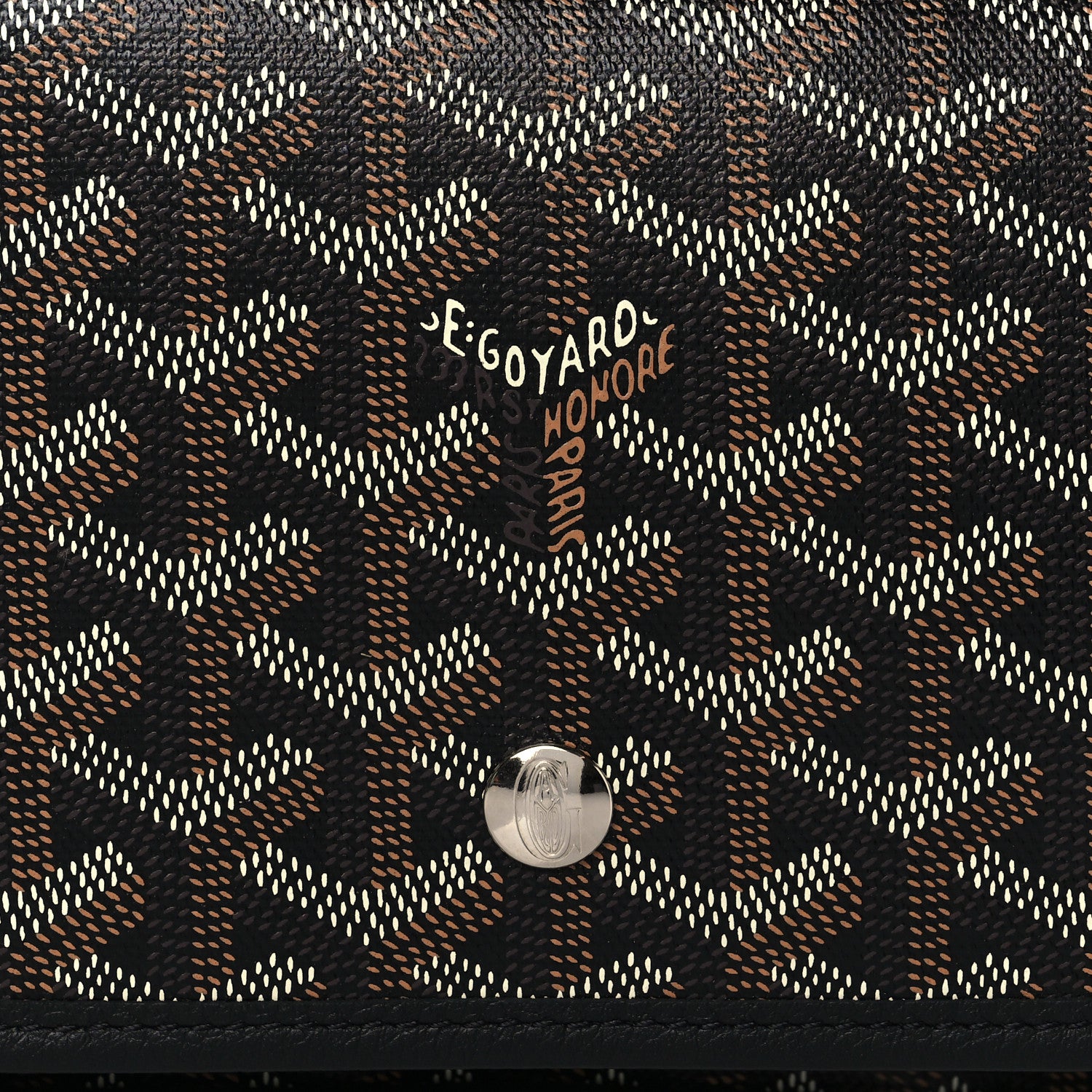 Goyard Goyardine Plumet Wallet Clutch Black 7 of 9