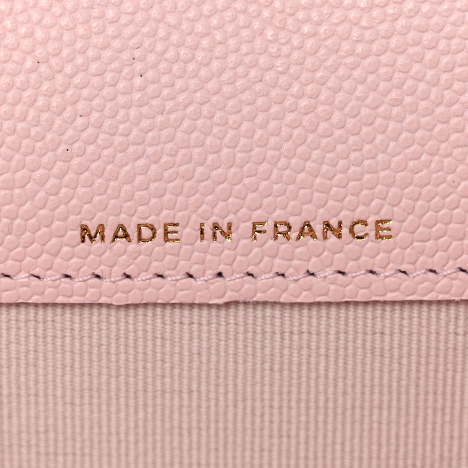 Chanel Caviar Quilted Flap Card Holder Wallet Light Pink 7 of 8