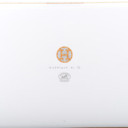Hermes Porcelain Mosaique au 24 Sushi Plate 4 of 6