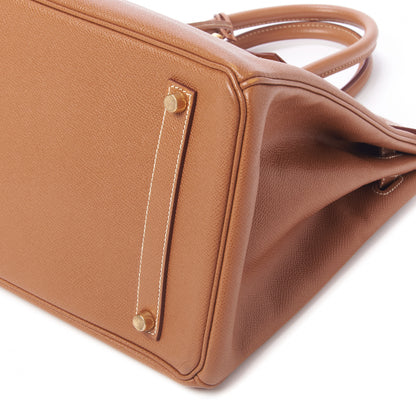 Hermes Courchevel Birkin 35 Gold 8 of 31